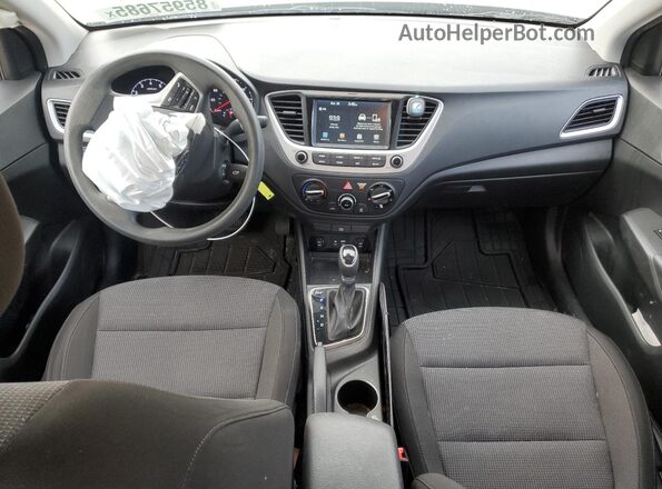 3KPC24A60LE120295 2020 HYUNDAI ACCENT Black წინა პანელის ხედი