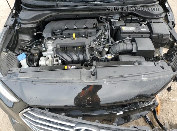 3KPC24A60LE120295 2020 HYUNDAI ACCENT Black უკანა სალონის ხედი