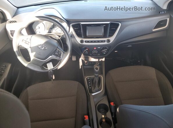 3KPC24A60ME128950 2021 HYUNDAI ACCENT Black წინა პანელის ხედი
