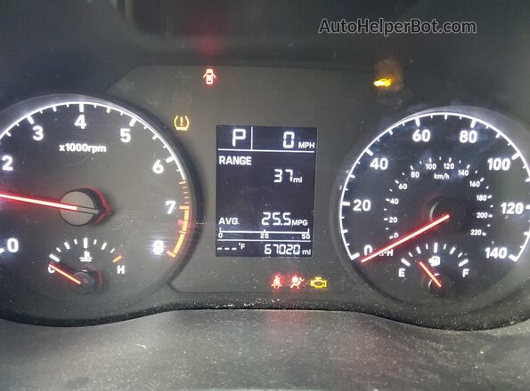 3KPC24A60ME131475 2021 HYUNDAI ACCENT Silver Instrument cluster view