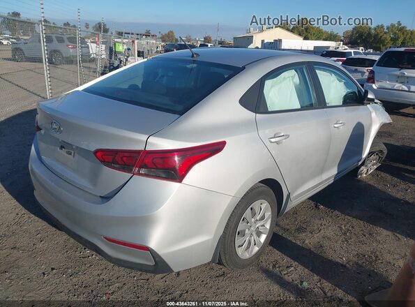 3KPC24A60ME144629 2021 HYUNDAI ACCENT Silver Tył prawy