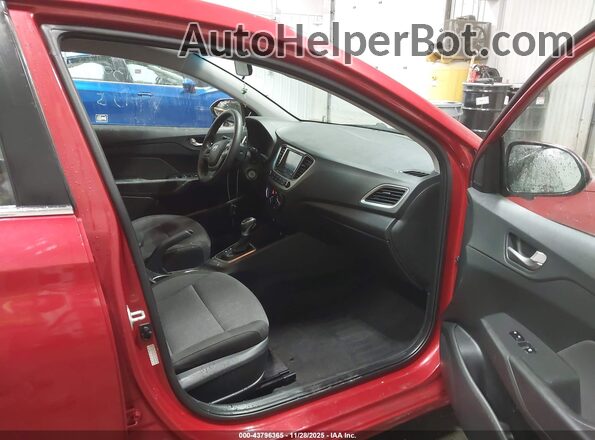 3KPC24A61LE114053 2020 HYUNDAI ACCENT Red Вид салону спереду