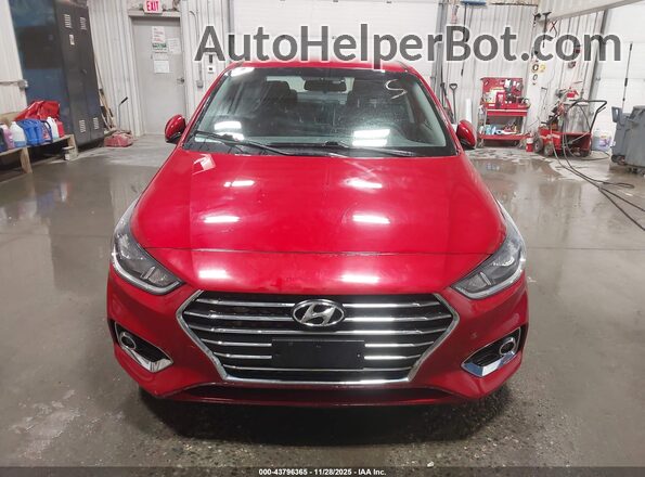 3KPC24A61LE114053 2020 HYUNDAI ACCENT Red Вид щитка приладів