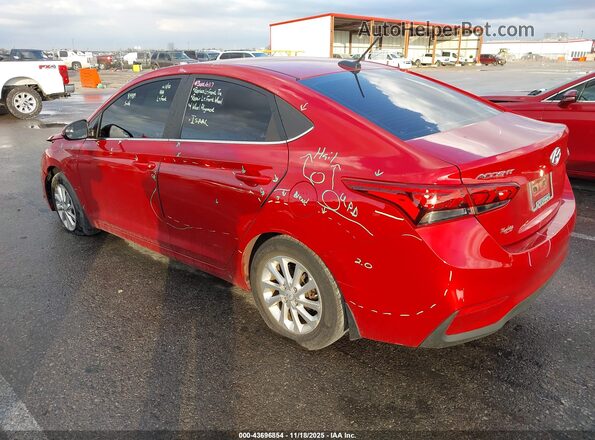 3KPC24A61LE121438 2020 HYUNDAI ACCENT Red Հետևի ձախ