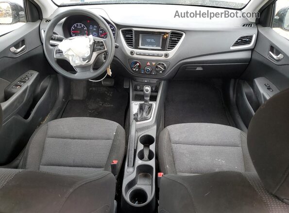 3KPC24A61ME142422 2021 HYUNDAI ACCENT Black Widok deski rozdzielczej