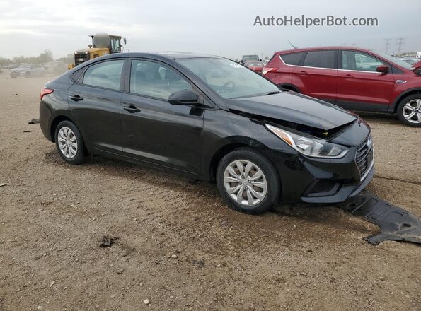 3KPC24A61ME142422 2021 HYUNDAI ACCENT Black Przód prawy