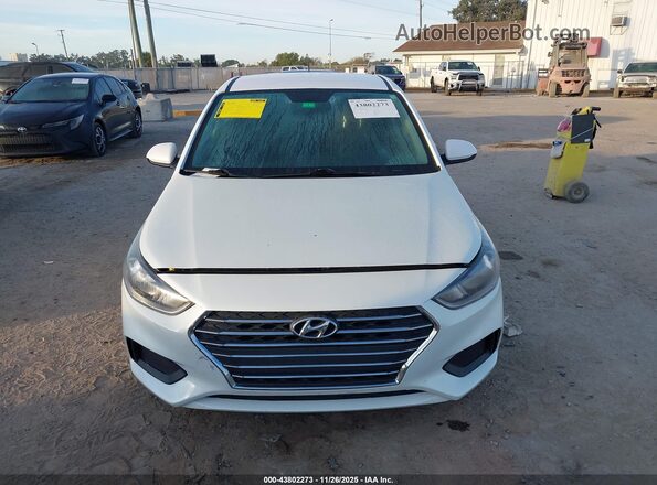 3KPC24A62LE104079 2020 HYUNDAI ACCENT White Instrument cluster view