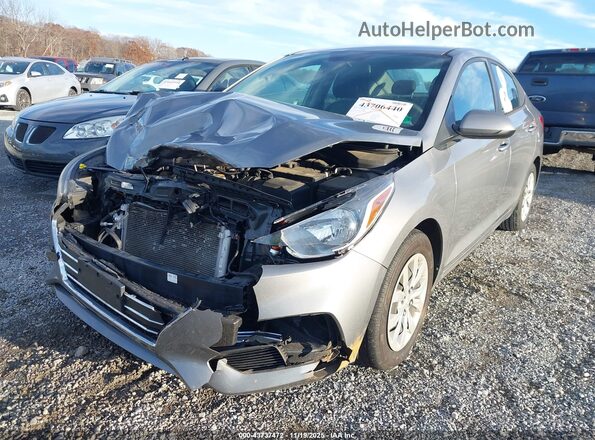 3KPC24A62ME137701 2021 HYUNDAI ACCENT Silver Vista frontal