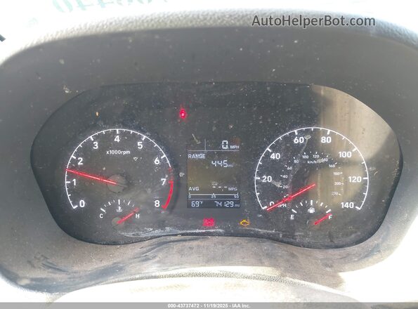 3KPC24A62ME137701 2021 HYUNDAI ACCENT Silver Vista de los asientos traseros