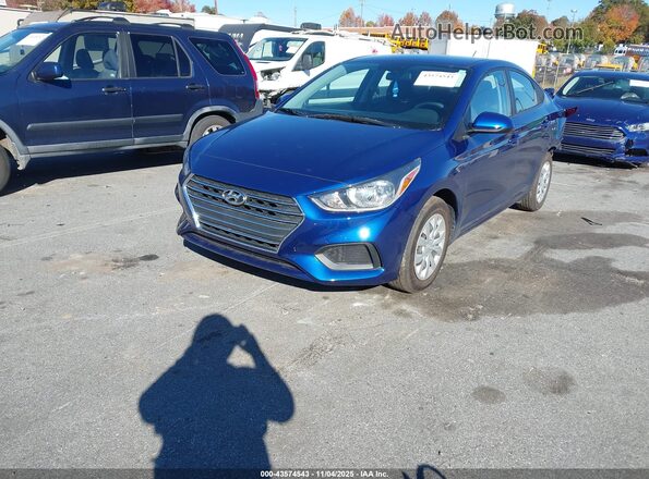 3KPC24A62NE165287 2022 HYUNDAI ACCENT Blue Przód lewy