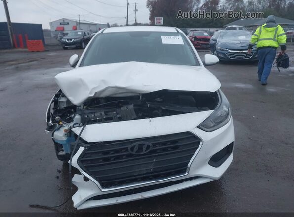 3KPC24A62NE183403 2022 HYUNDAI ACCENT White Вид щитка приладів