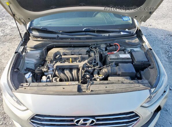3KPC24A63LE113616 2020 HYUNDAI ACCENT Silver Rear interior view