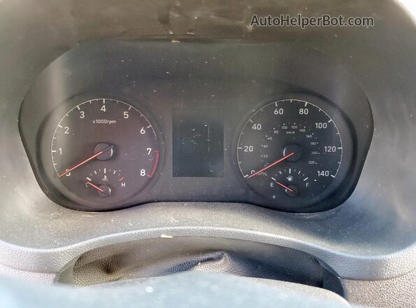 3KPC24A63LE113616 2020 HYUNDAI ACCENT Silver Instrument cluster view