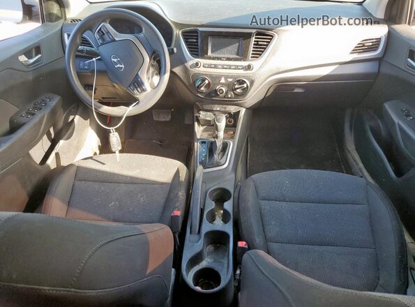 3KPC24A63LE113616 2020 HYUNDAI ACCENT Silver Dashboard view