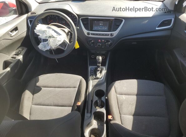 3KPC24A63NE159174 2022 HYUNDAI ACCENT Красный Вид панели приборов