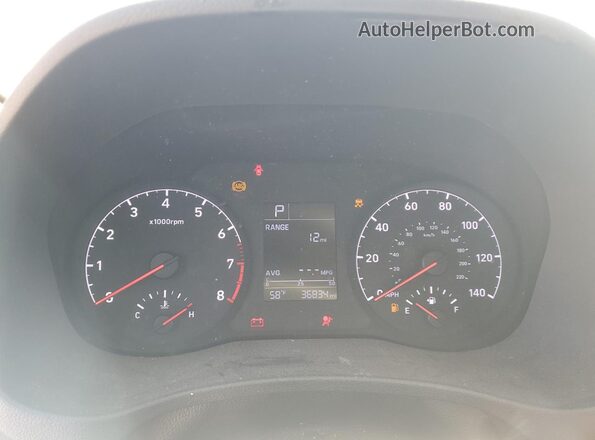 3KPC24A63NE159174 2022 HYUNDAI ACCENT Красный Вид щитка приборов