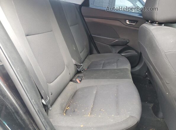 3KPC24A64LE120946 2020 HYUNDAI ACCENT Black უკანა სავარძლების ხედი
