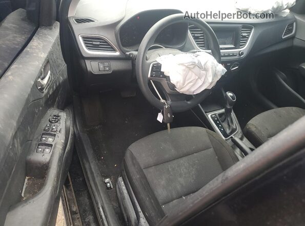 3KPC24A64LE120946 2020 HYUNDAI ACCENT Black წინა პანელის ხედი