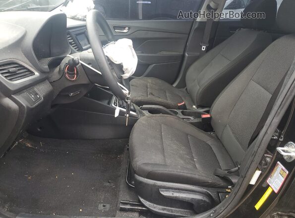 3KPC24A64LE120946 2020 HYUNDAI ACCENT Black წინა სალონის ხედი