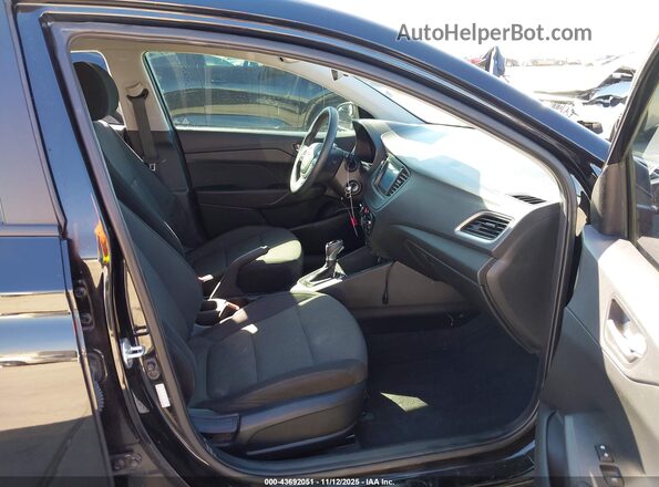 3KPC24A64LE123023 2020 HYUNDAI ACCENT Black Front interior view