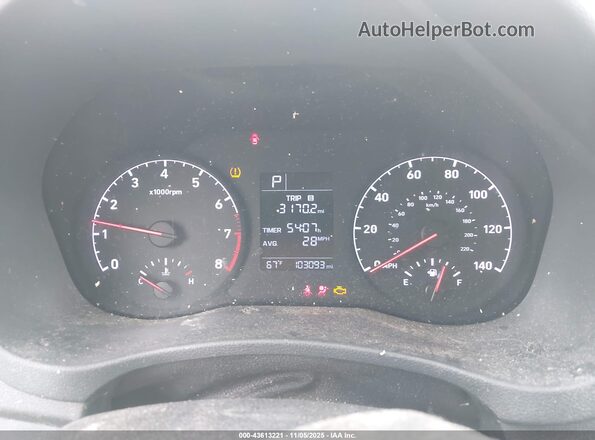 3KPC24A65LE126142 2020 HYUNDAI ACCENT Серебряный Вид задних сидений