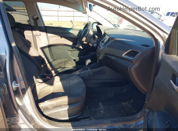3KPC24A65LE126402 2020 HYUNDAI ACCENT Gray Widok wnętrza z przodu
