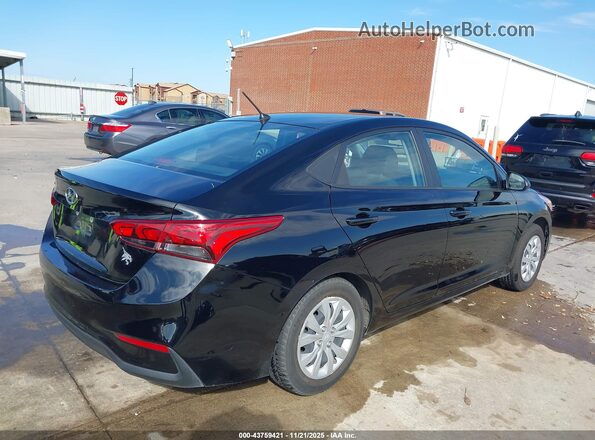 3KPC24A65ME131777 2021 HYUNDAI ACCENT Black Tył prawy