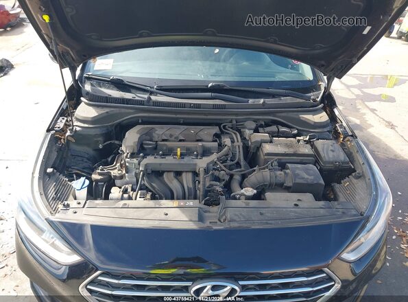 3KPC24A65ME131777 2021 HYUNDAI ACCENT Black Widok z tyłu