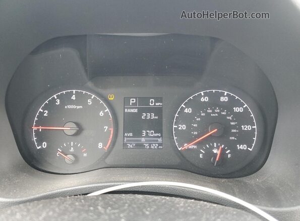 3KPC24A65ME135750 2021 HYUNDAI ACCENT White ხელსაწყოთა პანელის ხედი