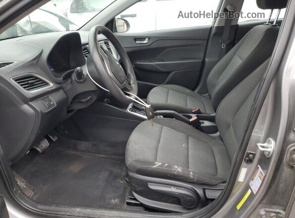 3KPC24A65ME140799 2021 HYUNDAI ACCENT Gray Widok wnętrza z przodu