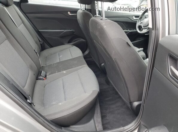 3KPC24A65ME140799 2021 HYUNDAI ACCENT Gray Widok tylnych siedzeń
