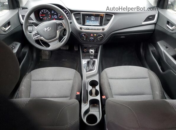 3KPC24A65ME140799 2021 HYUNDAI ACCENT Gray Widok deski rozdzielczej