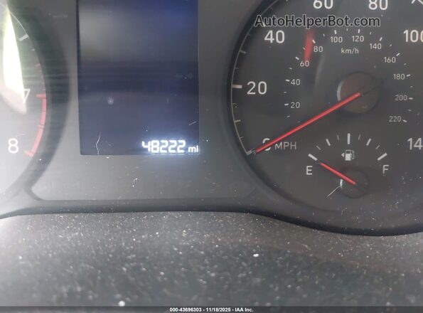 3KPC24A65NE178048 2022 HYUNDAI ACCENT Синий Вид задних сидений