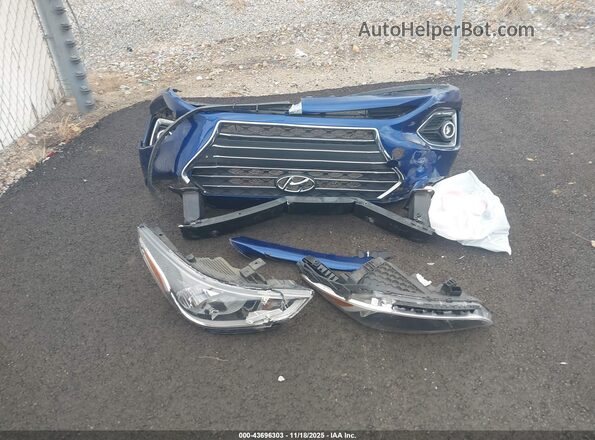 3KPC24A65NE178048 2022 HYUNDAI ACCENT Синий Вид щитка приборов