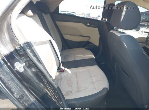 3KPC24A66ME137426 2021 HYUNDAI ACCENT Black VIN კოდის სტიკერის ხედი