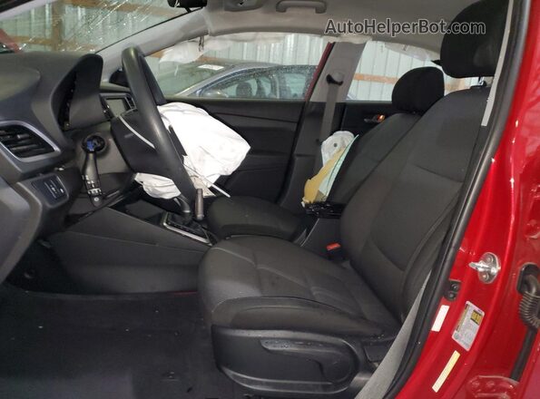 3KPC24A66NE187874 2022 HYUNDAI ACCENT Красный Вид салона спереди