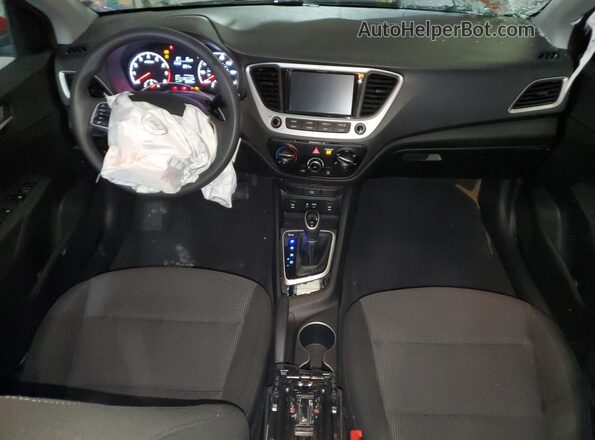 3KPC24A66NE187874 2022 HYUNDAI ACCENT Красный Вид панели приборов