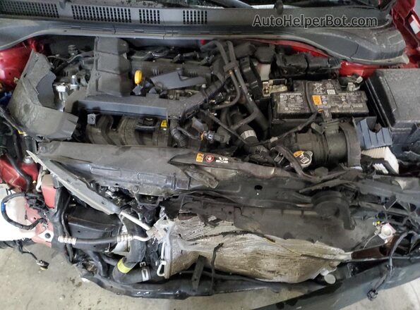 3KPC24A66NE187874 2022 HYUNDAI ACCENT Красный Вид задней части салона