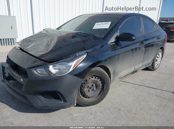 3KPC24A67LE122321 2020 HYUNDAI ACCENT Black Vista tres cuartos delantera izquierda