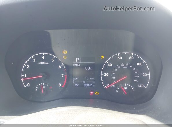 3KPC24A67LE122321 2020 HYUNDAI ACCENT Black Vista de los asientos traseros