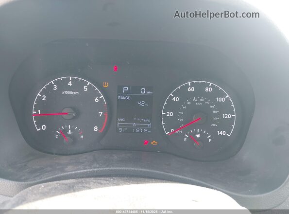 3KPC24A68LE096599 2020 HYUNDAI ACCENT Gray Widok tylnych siedzeń