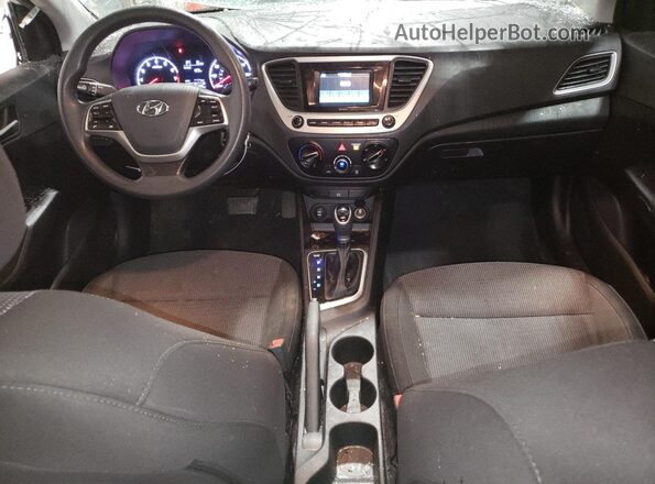 3KPC24A68LE114065 2020 HYUNDAI ACCENT White Vista del salpicadero