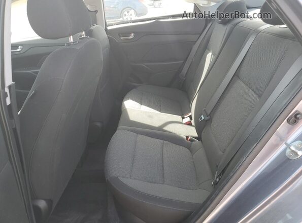 3KPC24A68LE121288 2020 HYUNDAI ACCENT Gray უკანა სავარძლების ხედი