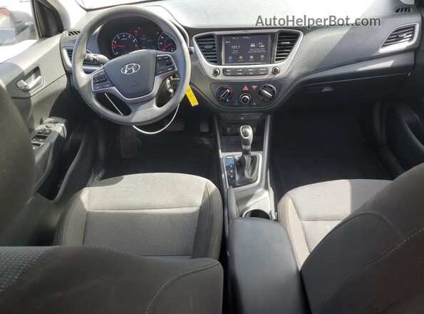 3KPC24A68LE121288 2020 HYUNDAI ACCENT Gray წინა პანელის ხედი