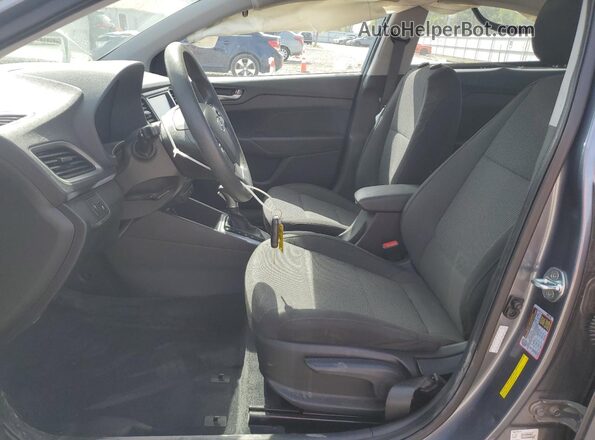 3KPC24A68LE121288 2020 HYUNDAI ACCENT Gray წინა სალონის ხედი