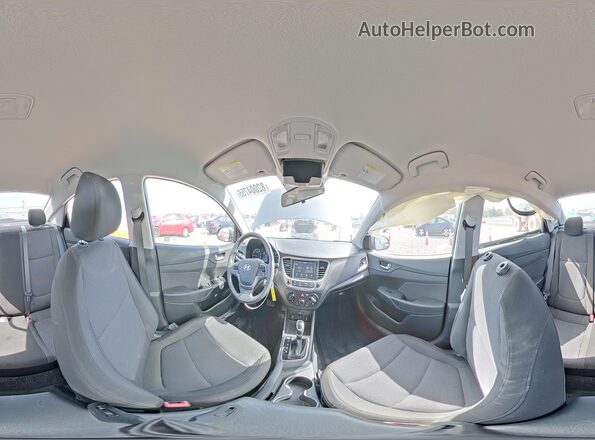 3KPC24A68LE121288 2020 HYUNDAI ACCENT Gray სალონის 360-გრადუსიანი ხედი