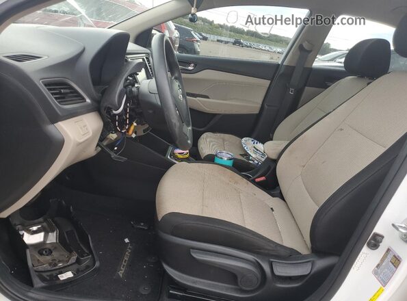 3KPC24A68LE125843 2020 HYUNDAI ACCENT White Vista interior delantera