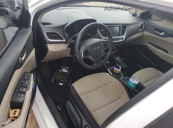 3KPC24A68LE125843 2020 HYUNDAI ACCENT White Vista del salpicadero