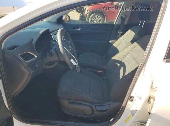 3KPC24A68NE169697 2022 HYUNDAI ACCENT White Вид салону спереду