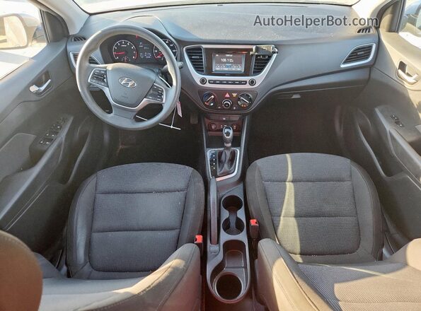 3KPC24A69LE123034 2020 HYUNDAI ACCENT Silver Dashboard view